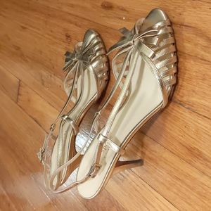 Gold Kate Spade Heels Size 8